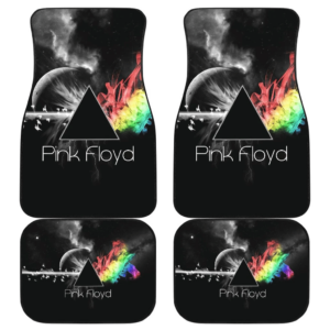 3D Galaxy Flaming Logo Pink Floyd Car Floor Mats UBC032301