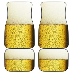 A Cup Of Beer Car Floor Mats