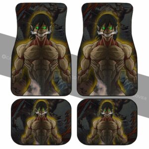 AOT Attack Titan Car Floor Mats Custom Anime Attack On Titan Car Accessories