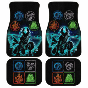 Aang Car Floor Mats Custom Avatar: The Last Airbender Anime Gifts Anime Car Accessories