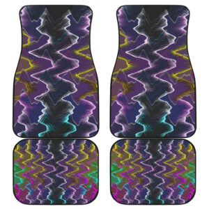 Abstract Skip Line Colors Car Mats UBC031601