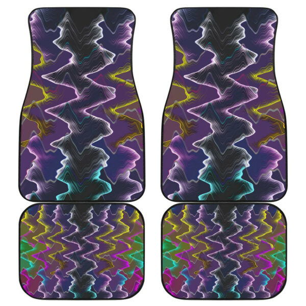 Abstract Skip Line Colors Car Mats UBC031601