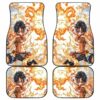 Ace One Piece Fire Brust Car Floor Mats