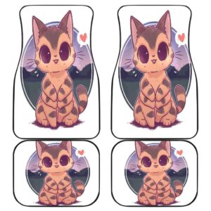 Adorable Cat Bus Car Floor Mats