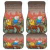 Adventure Time Front And Back Car Mats