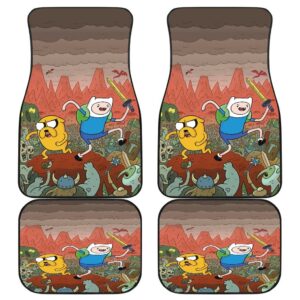 Adventure Time Front And Back Car Mats