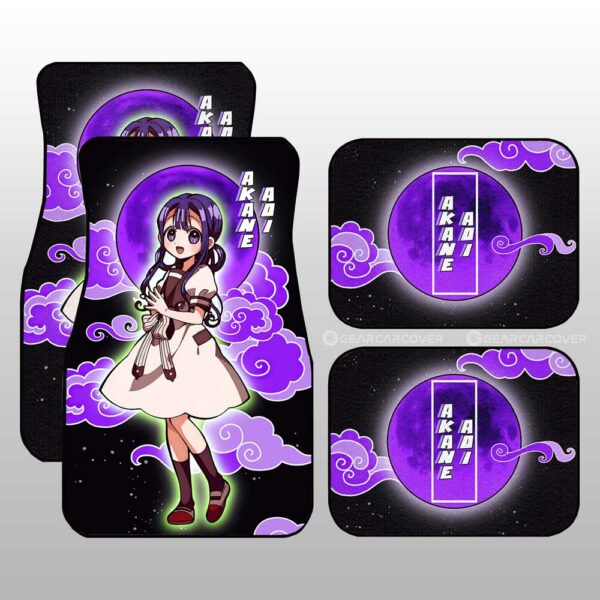 Akane Aoi Car Floor Mats Custom Toilet-Bound Hanako-kun Anime Gifts For Fans