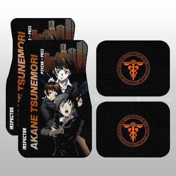 Akane Tsunemori Car Floor Mats Custom Psycho-Pass Anime Car Accessories