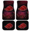 Akatsuki Clan Car Floor Mats Custom Naruto Anime Car Interior Accessories