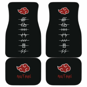 Akatsuki Village Car Floor Mats Custom Anime Naruto Car Accessories