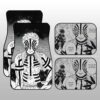 Akaza Car Floor Mats Custom Kimetsu No Yaiba Manga Car Accessories