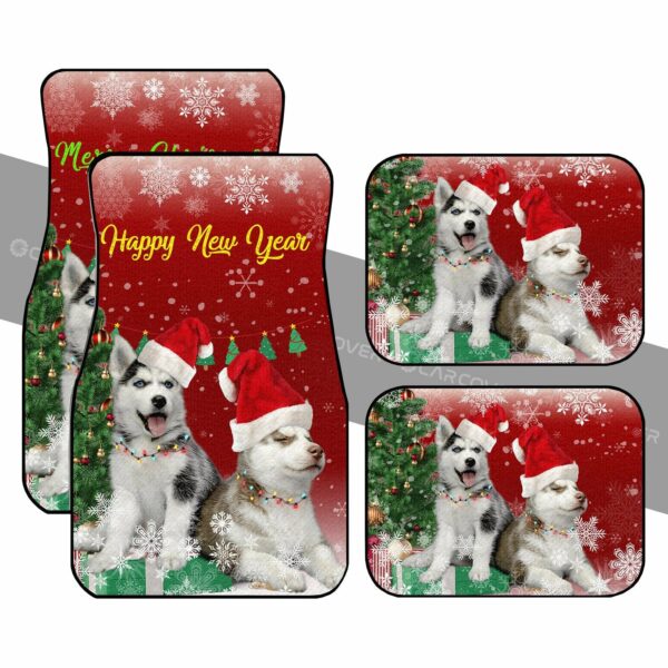 Alaskan Malamutes Car Floor Mats Custom Dog Car Accessories Christmas 2021