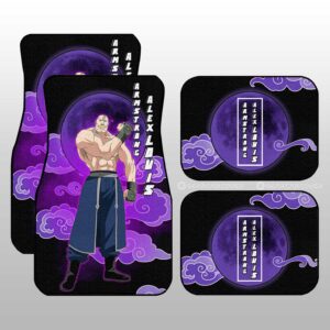 Alex Louis Armstrong Car Floor Mats Custom Fullmetal Alchemist Anime Car Interior Accessories