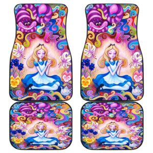 Alice In Wonderland Front And Back Car Mats