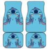 Angry Stitch Car Floor Mats Disney Cartoon Fan Gift H200307