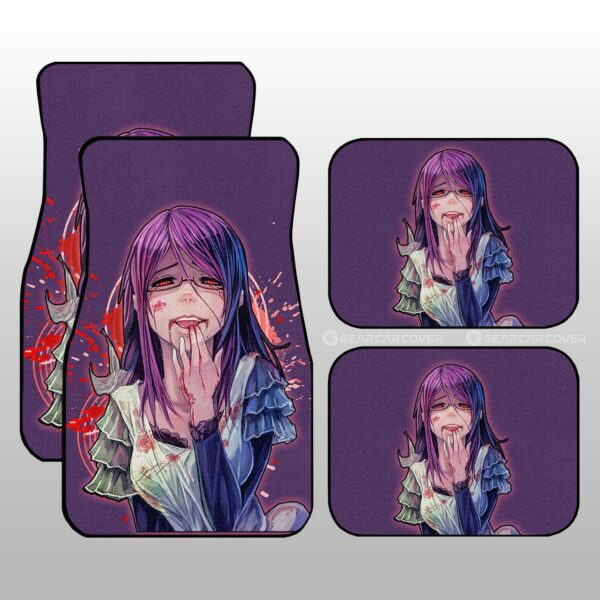 Anime Girl Rize Kamishiro Car Floor Mats Custom Tokyo Ghoul Anime Gifts For Fans