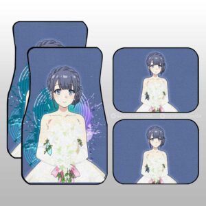 Anime Girl Shoko Makinohara Car Floor Mats Custom Bunny Girl Senpai Anime Gifts For Fans