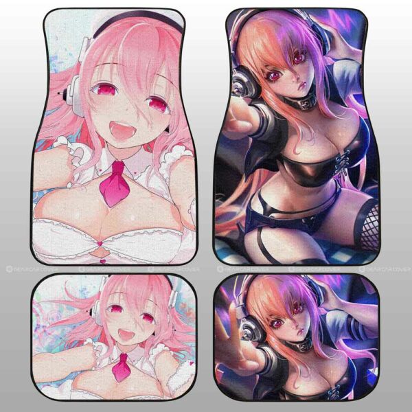 Anime Girls Car Floor Mats Custom Anime Gifts For Fans