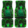 Anime Green Rose Car Mats