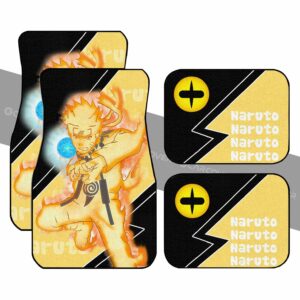 Anime Naruto Bijuu Mode Car Floor Mats Custom Car Interior Accessories