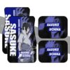 Anime Naruto Sasuke Uchiha Car Floor Mats Custom Car Accessories