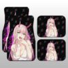 Anime Sexy Girl Code:002 Zero Two Car Floor Mats Custom DARLING In The FRANXX Anime Gifts For Fans