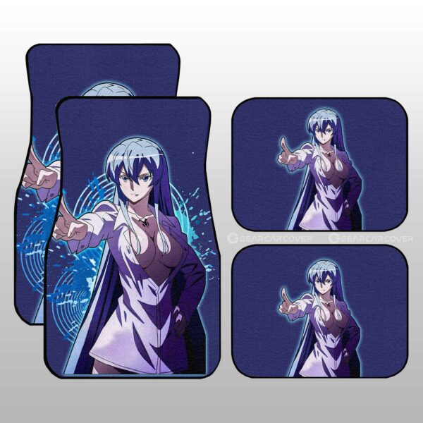 Anime Sexy Girl Esdeath Car Floor Mats Custom Akame Ga Kill Anime Gifts For Fans