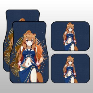 Anime Sexy Girl Raphtalia Car Floor Mats Custom Shield Hero Anime Car Accessories