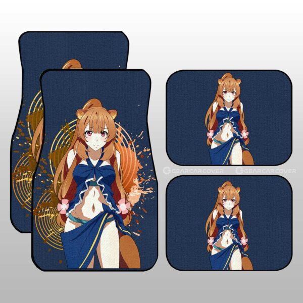 Anime Sexy Girl Raphtalia Car Floor Mats Custom Shield Hero Anime Car Accessories