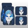 Anime Sexy Girl Rem Car Floor Mats Custom Re:Zero Anime Car Accessories