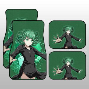 Anime Sexy Girl Tatsumaki Car Floor Mats Custom One Punch Man Anime Car Accessories