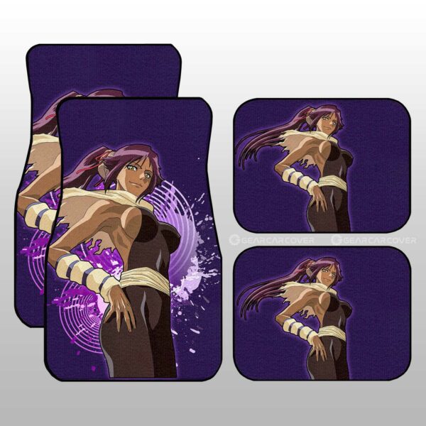 Anime Sexy Girl Yoruichi Car Floor Mats Custom Bleach Anime Gifts For Fans