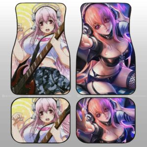 Anime Sexy Girls Car Floor Mats Custom Anime Gifts For Fans