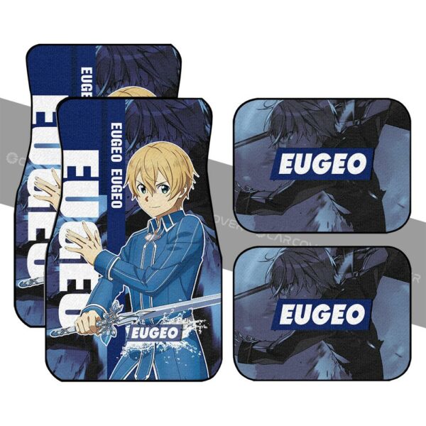 Anime Sword Art Online Eugeo Car Floor Mats Custom Car Interior Accessories