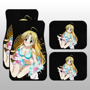 Anime Waifu Girl Asia Argento Car Floor Mats Custom High School DxD Gifts For Fans