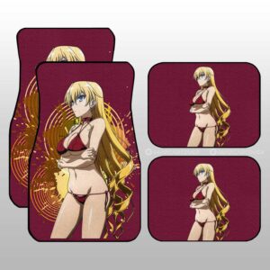 Anime Waifu Girl Claire Harvey Car Floor Mats Custom Hundred Car Accessories