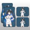 Anime Waifu Girl Hestia Car Floor Mats Custom Dungeon Ni Deai Wo Motomeru Car Accessories