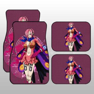 Anime Waifu Girl Princess Shirahoshi Car Floor Mats Custom One Piece Anime Car Accessories