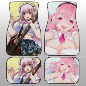 Anime Waifu Girls Car Floor Mats Custom Anime Gifts For Fans