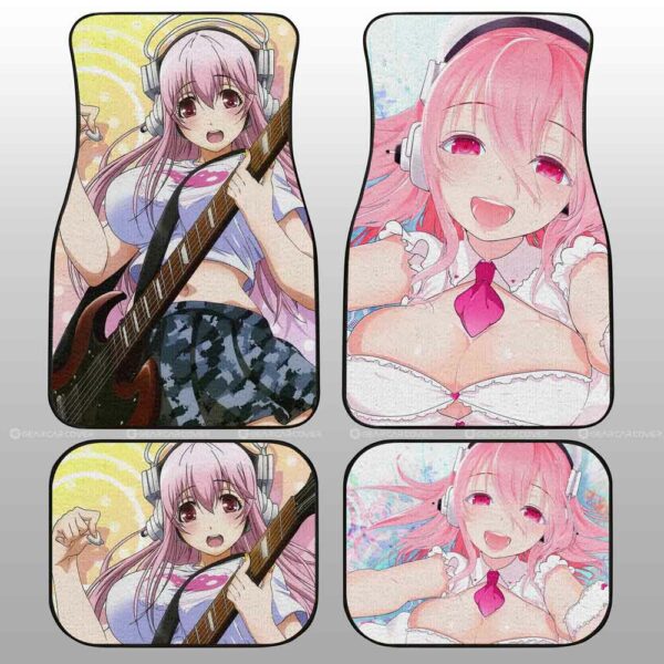 Anime Waifu Girls Car Floor Mats Custom Anime Gifts For Fans