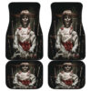 Annabelle Doll Scary Creepy in black theme Car Floor Mats 191017