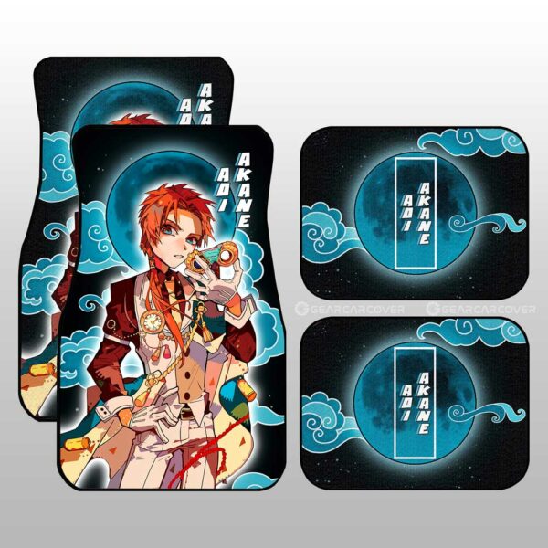 Aoi Akane Car Floor Mats Custom Toilet-Bound Hanako-kun Anime Gifts For Fans