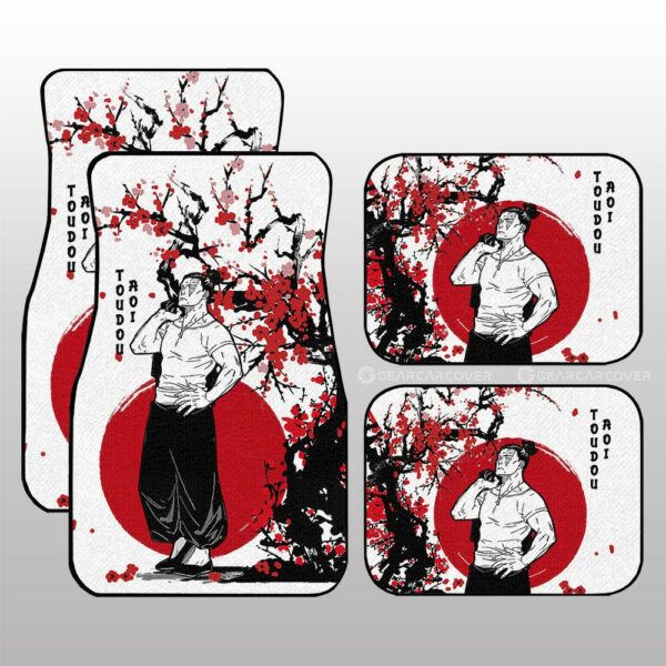 Aoi Todo Car Floor Mats Custom Japan Style Jujutsu Kaisen Anime Car Accessories