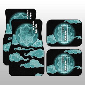 Aqua Deer Car Floor Mats Custom Anime Black Clover Car Interior Accessories