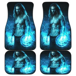 Aquaman Front And Back Car Mats