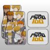 Arataka Reigen Car Floor Mats Custom Mob Psycho 100 Anime Car Accessories