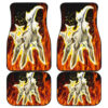 Arceus Pokemon in Fire theme Car Floor Mats 191017