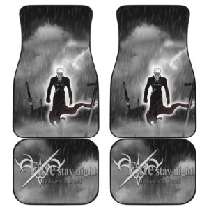 Archer Raining Black And White Heaven’s Feel Fate/Stay Night Car Floor Mats UBC040801