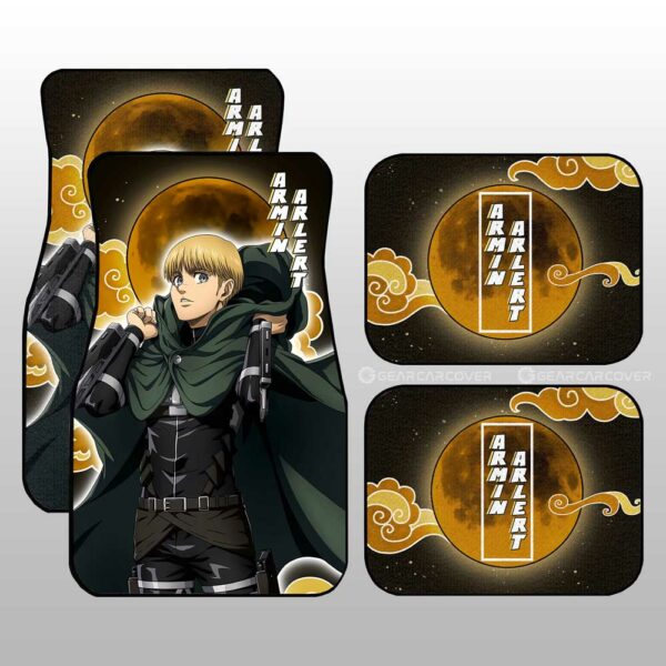 Armin Arlert Car Floor Mats Custom Attack On Titan Anime Gifts For Fan