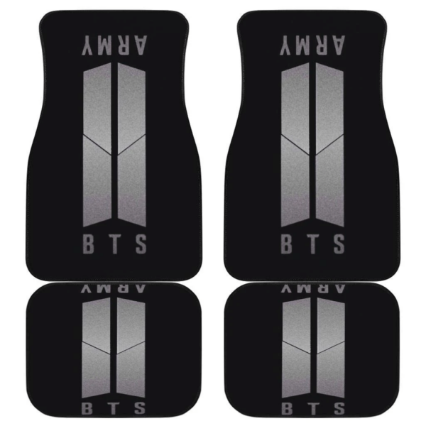 Army And BTS in black theme Car Floor Mats 191017